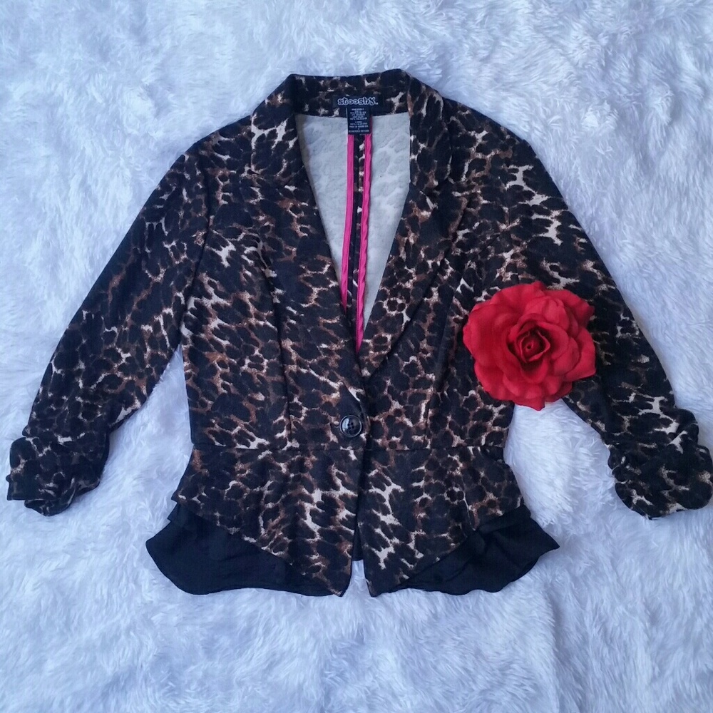 Leopard Blazer